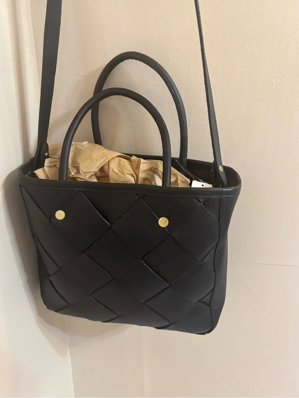 Nisolo Handwoven Leather Carry-All Satchel